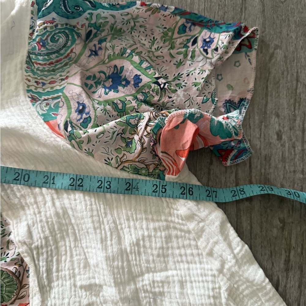 Pol Multicolor Patchwork Blouse New - image 5